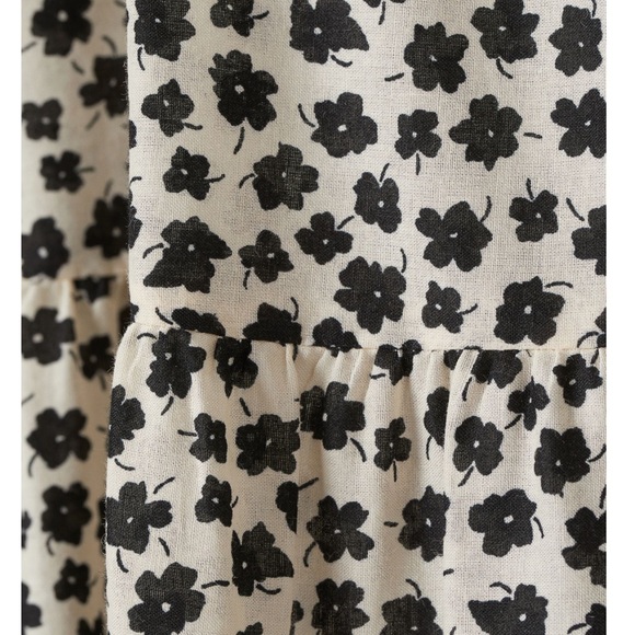 H&M Long Puffsleeve Floral Mini Dress - Picture 3 of 6